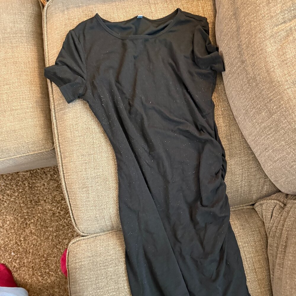 Designed by AJ Black T Shirt Dress - M